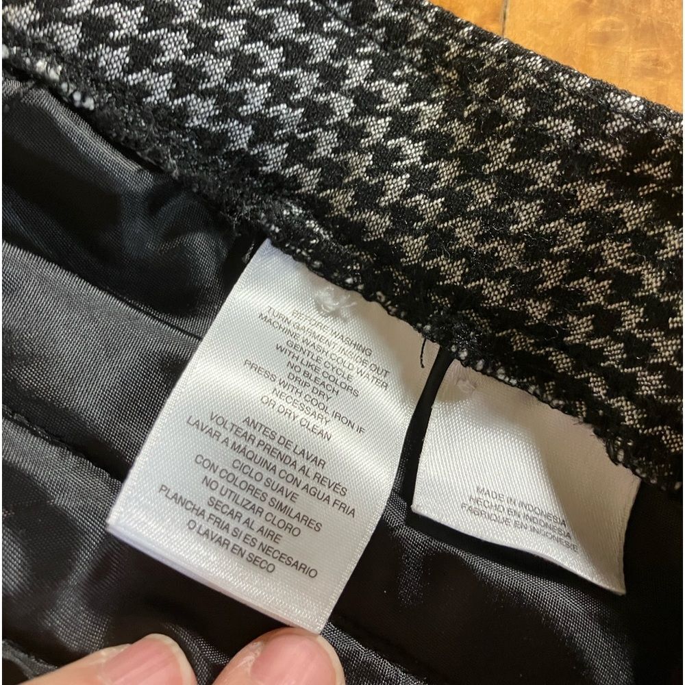 Anne Klein houndstooth trousers, pull on, excellent condition, size 10 - Picture 4 of 4